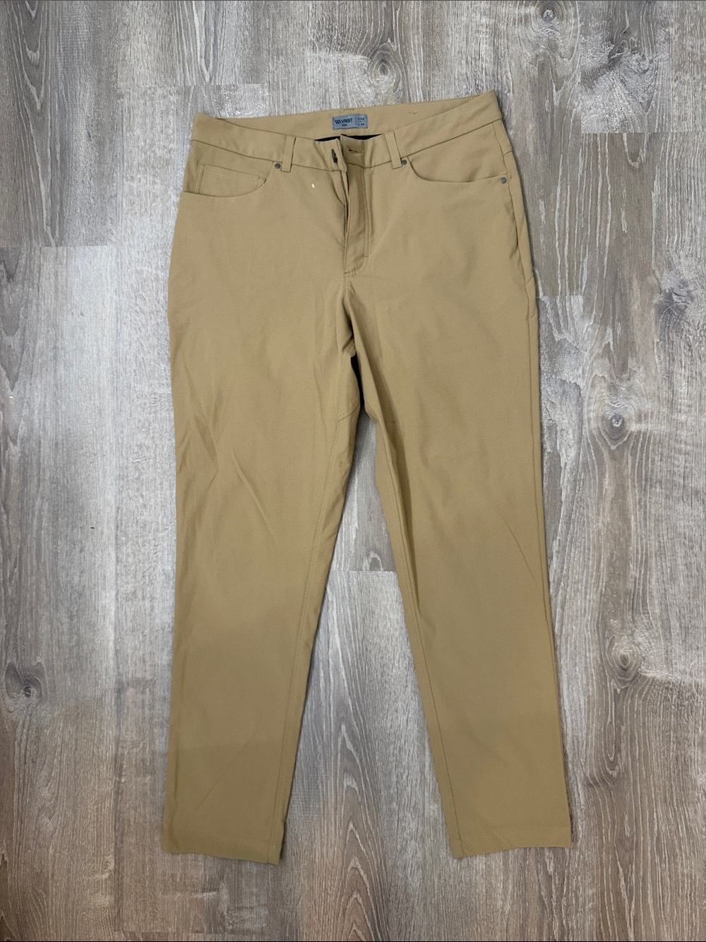 VRST Men's Slim Fit Chino Pants - Khaki